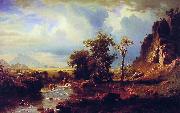 Albert Bierstadt North Fork of the Platte Nebraska oil painting artist
